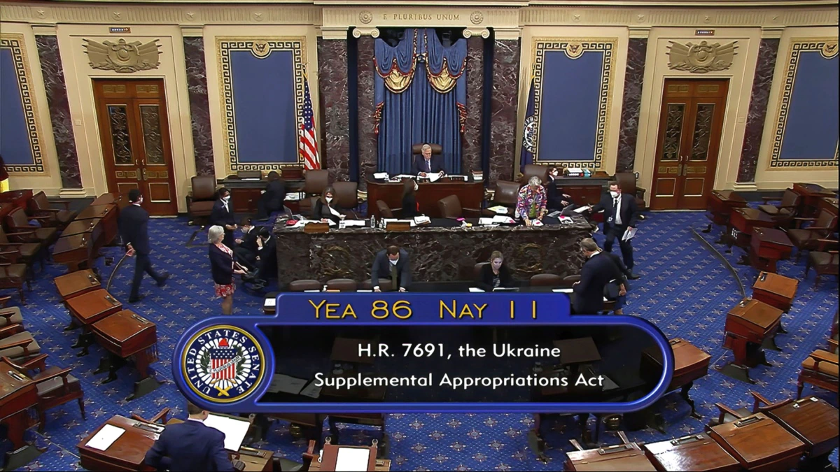 Сенат США ухвалив надання Україні 40 мільярдів доларів допомоги